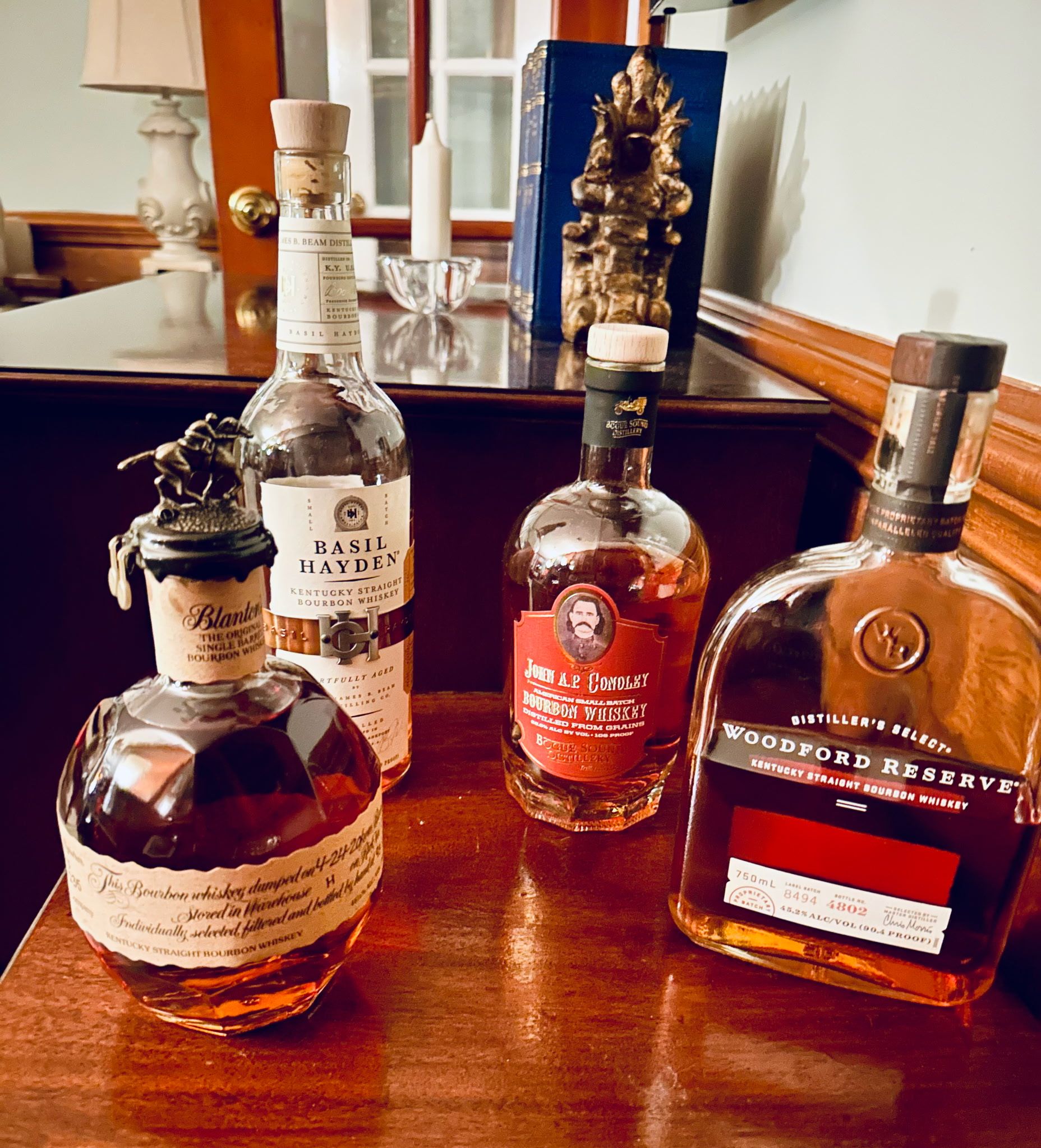 Assorted premium spirits and liquor bottles for crafting handcrafted cocktails